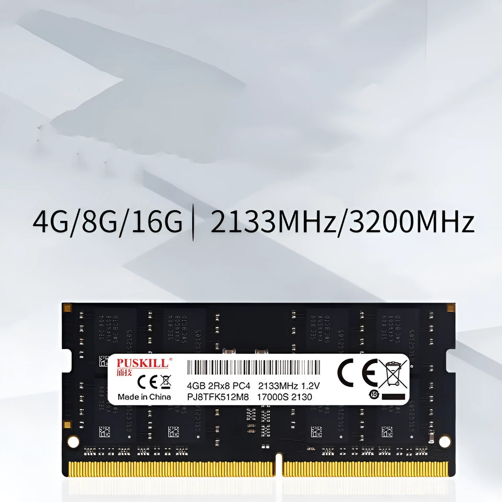 DDR4 notebook memory bar 260-pin 2400 2666 3200 MHz single module for laptop upgrade
