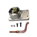Silver aluminium alloy quick short rod shift lever for Horton vehicles with mounting hardware