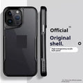 Armor Small Waist 13 drop-resistant PC phone case for Apple iPhone in titanium black finish