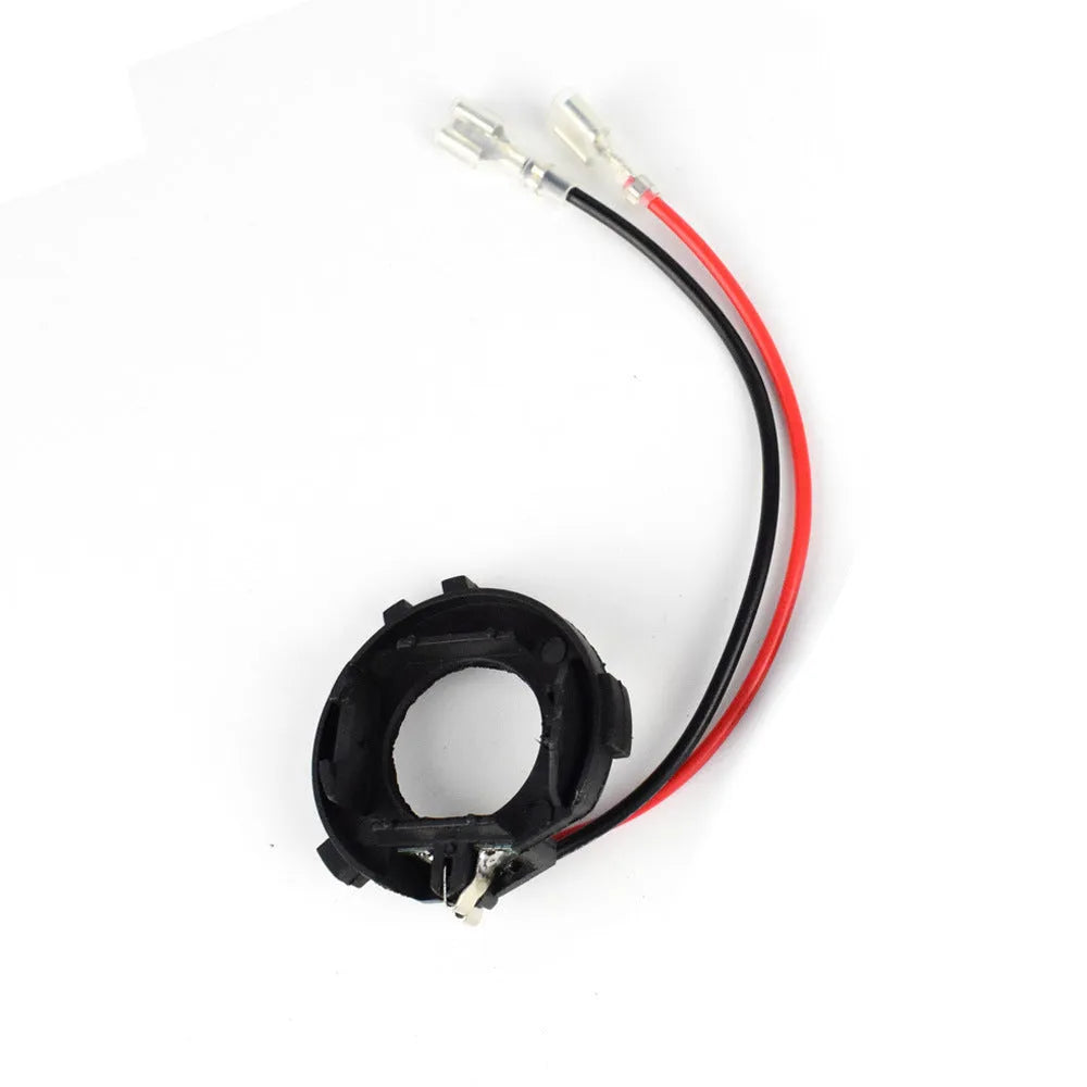 Black H7 LED headlight adapter bracket for Volkswagen Golf 5, MK5, GTI and Jetta car models