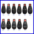 Plastic replacement key shell case for Dodge and Chrysler car smart keys