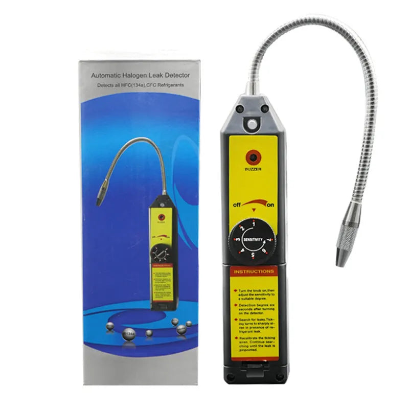 WJL-6000 halogen electronic car leak detector with 20cm probe for refrigerant system diagnostics