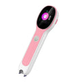 White universal reading pen with translation for English language learning beside compatible books