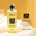 DR.ROSEVA 24K Gold Collagen Toner 300ml bottle with gold and collagen formula for pore care