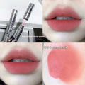 Velvet Mist matte white lip muddy lipstick in rose sweet mist shade with waterproof formula
