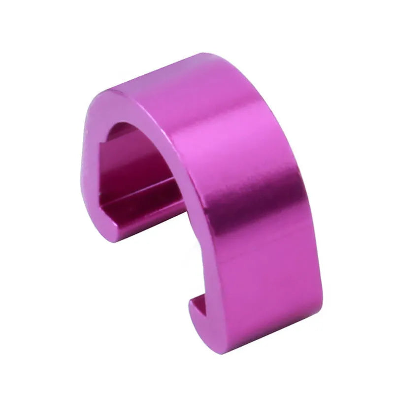 Aluminium alloy C buckle hardware fasteners in multiple colours 10.2x13x5mm