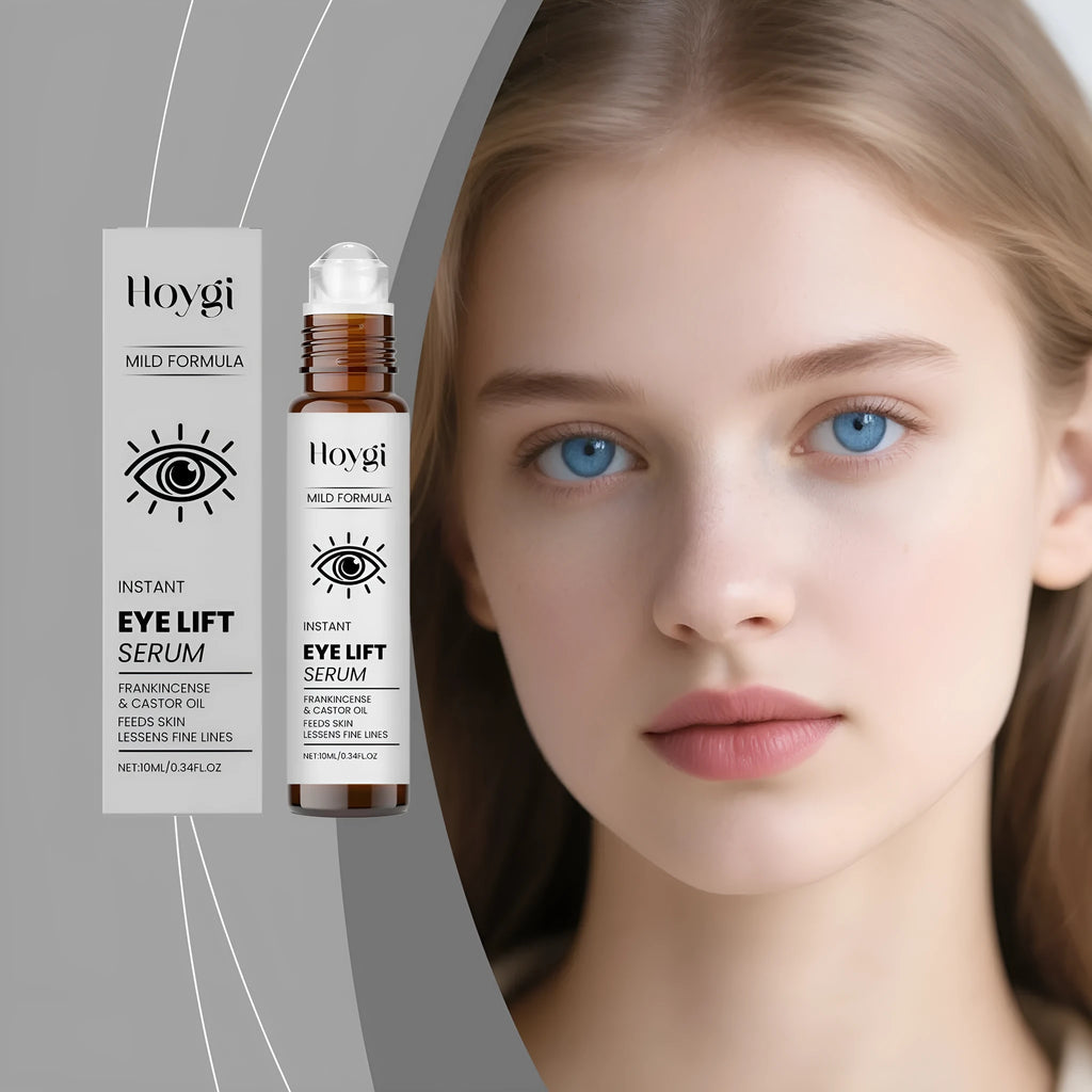 10ml eye firming liquid serum in bottle with frankincense and castor oil