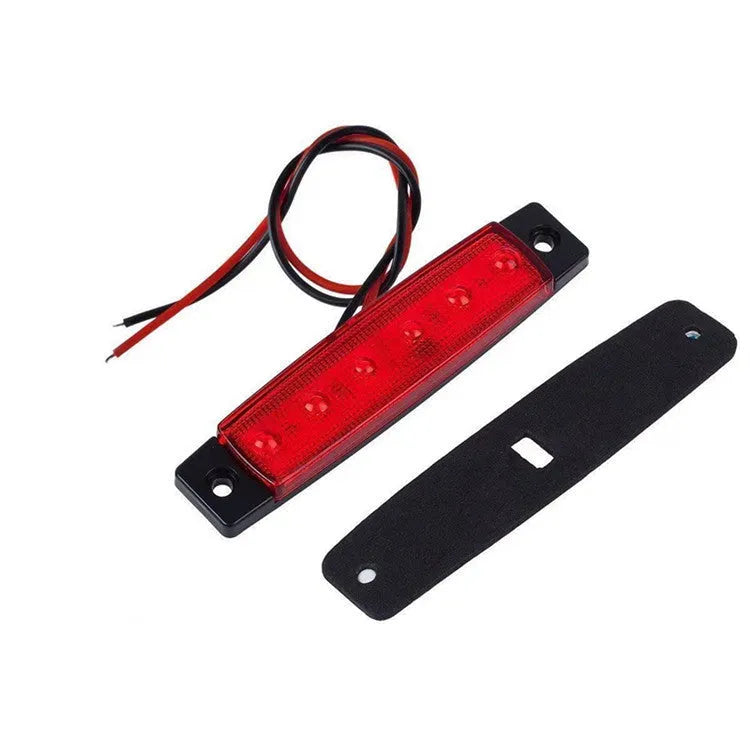 W-SMD trailer side warning light for vehicle modification in five colour options