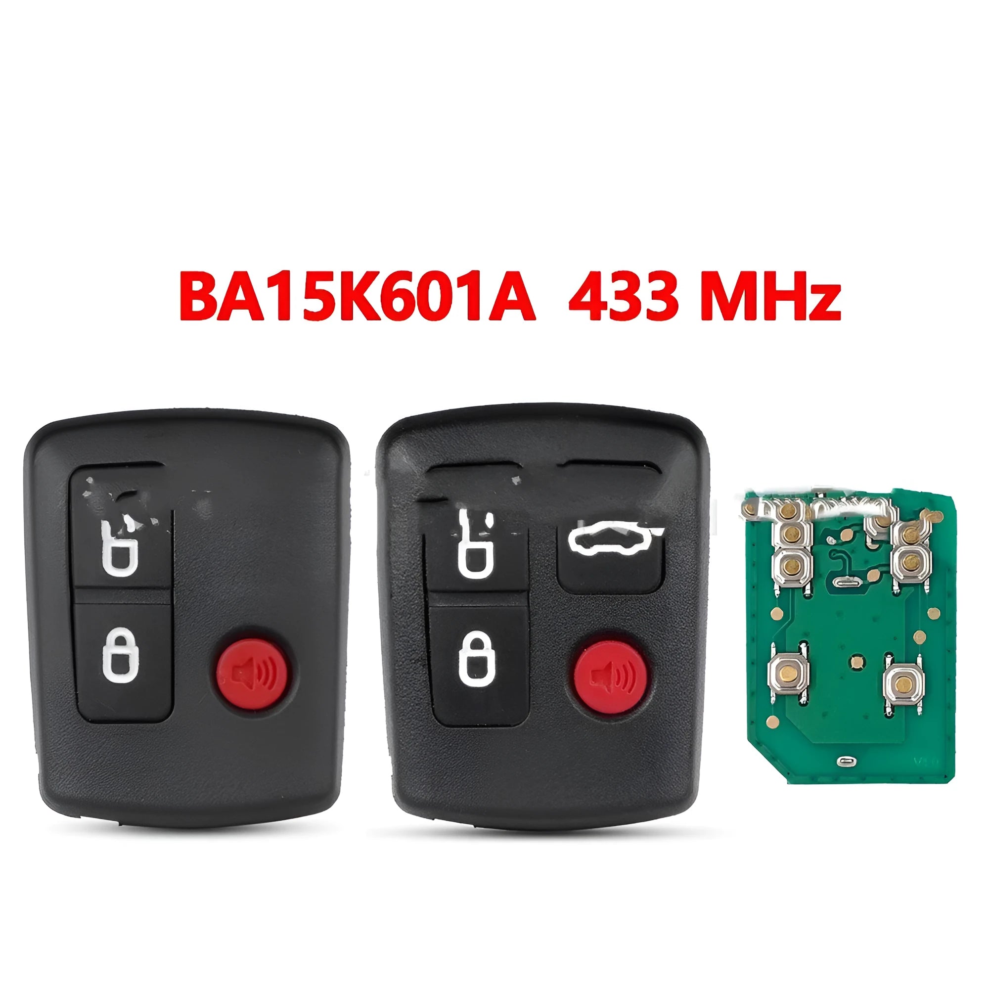 Ford car remote control key shell in ABS plastic with two style options 2+1 key and 3+1 key