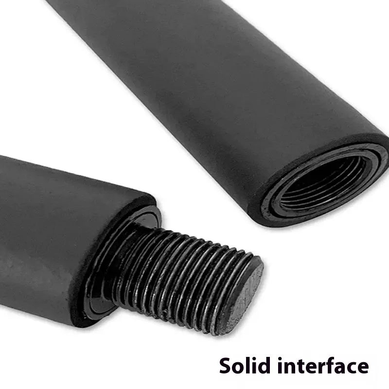 Two-segment push-and-pull rod fitness stick with pulling rope for yoga and Pilates home exercise
