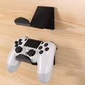 Universal game controller wall mount bracket shown in black, white, and transparent colours.