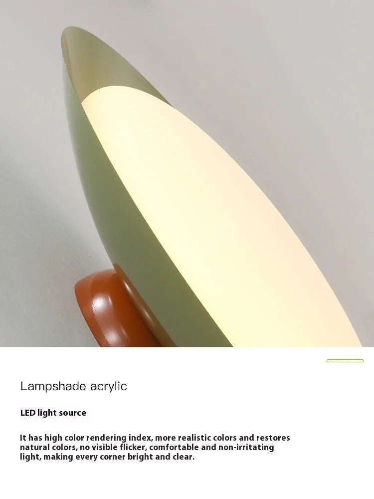 Modern minimalist flying saucer ceiling lamp in cream style with iron shade