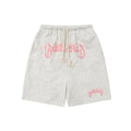 Cotton blend loose-fit cropped sweatpants in street style showing multiple colour options
