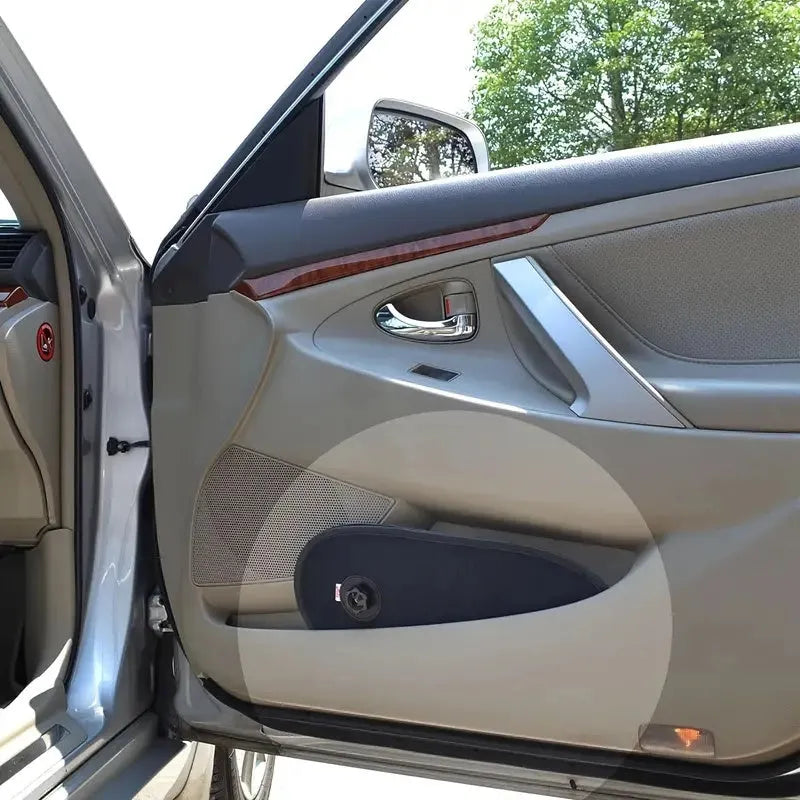 Black breathable mesh car window shade for baby protection on side windows with suction cup attachment