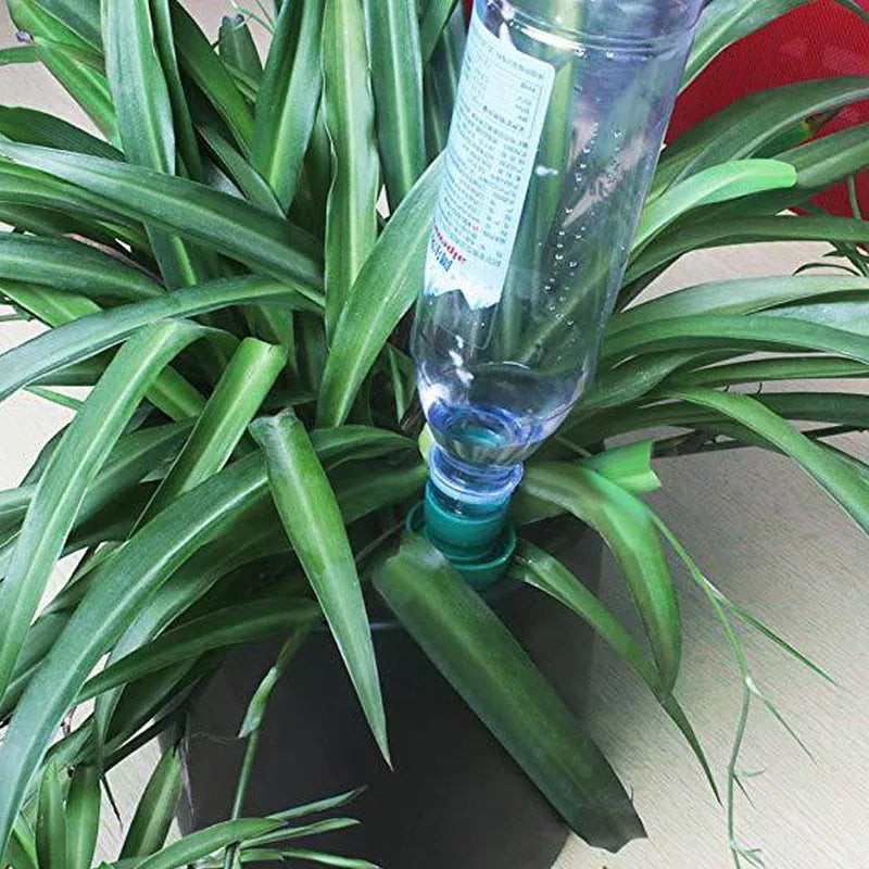 Green ceramic dripper for cola bottle garden irrigation