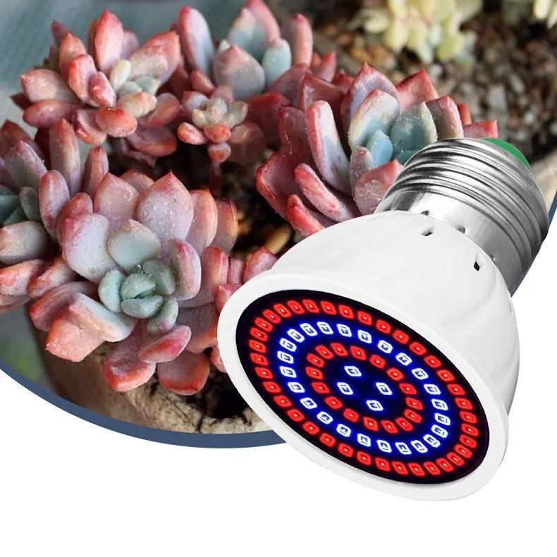 White decorative LED plant growth lamp with 80 beads for indoor potted plants