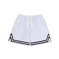 Men's loose fit polyester sports shorts in multiple colours with an elastic waistband.