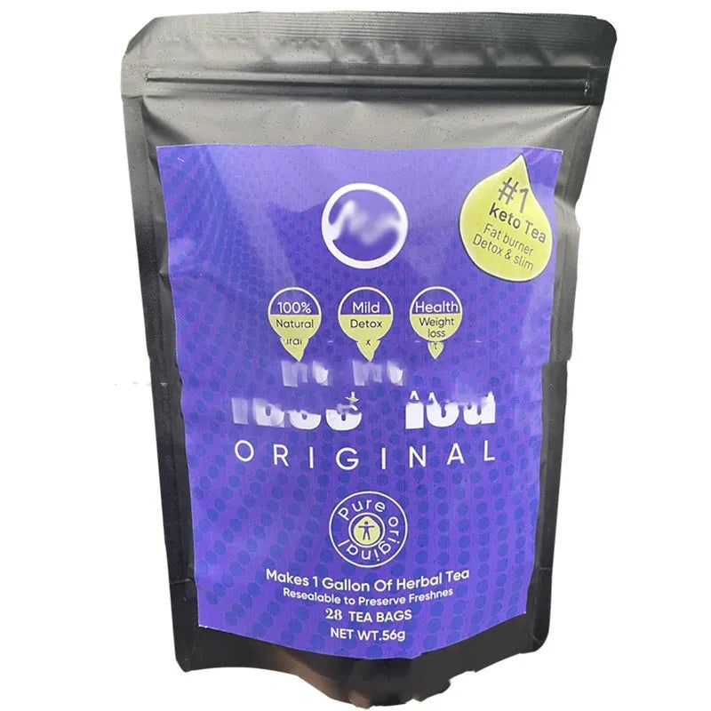 28 Day Slim Flat Tummy Tea sachet for women herbal detox weight management tea bags