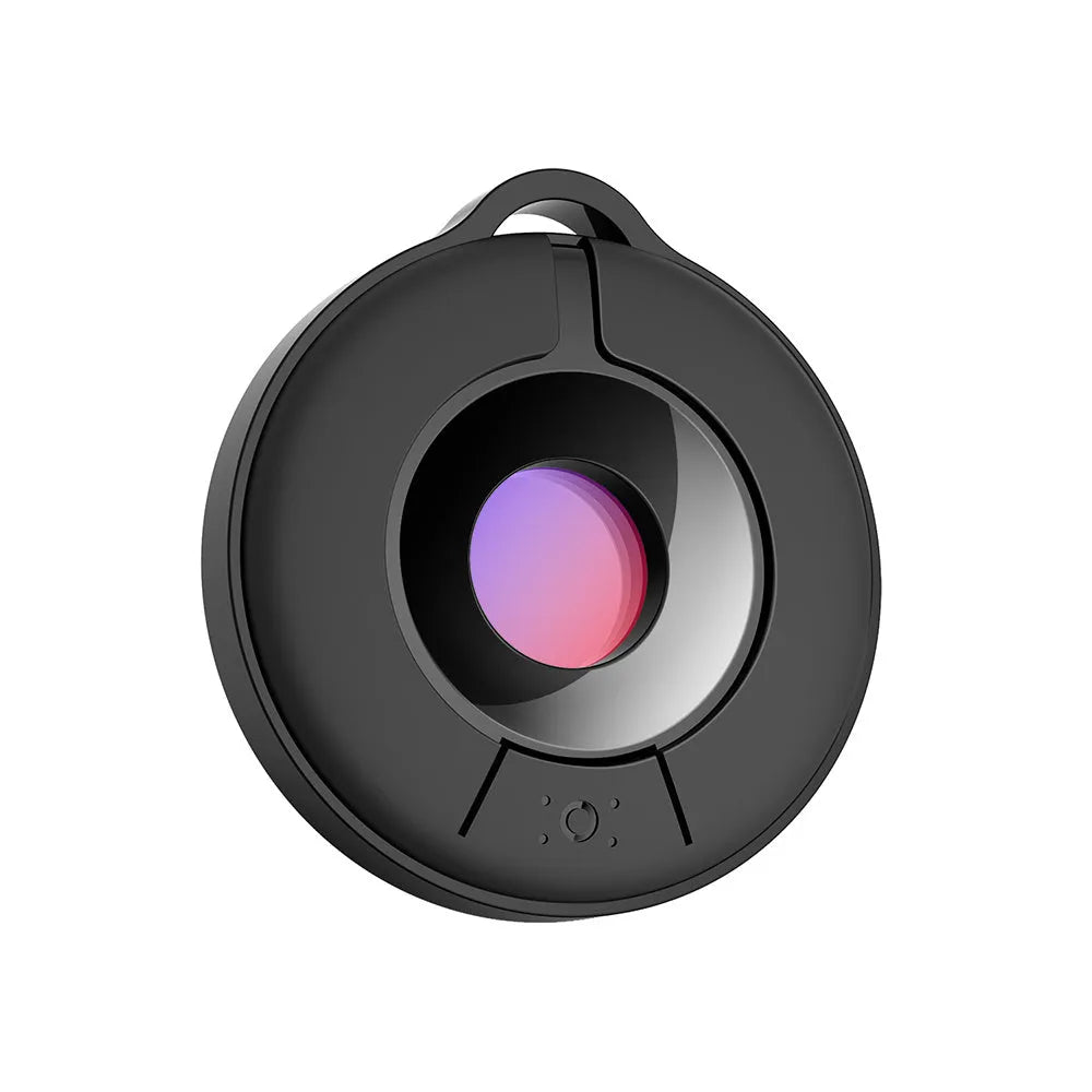 Compact infrared camera detection device with minimalist design for finding hidden surveillance cameras