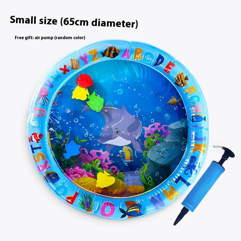PVC inflatable water cushion pet cooling bed in dolphin design