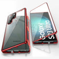 Magnetic phone case with privacy mirror for Samsung Galaxy phones in multiple colour options