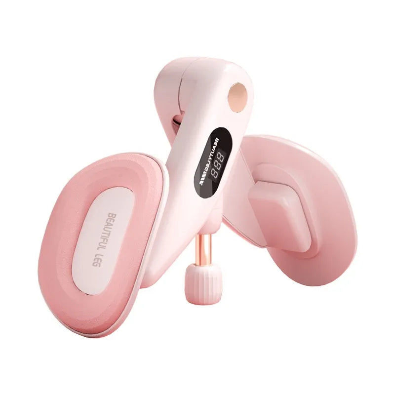 Pelvic floor muscle trainer device with counter in grey, blue, green, or pink colours