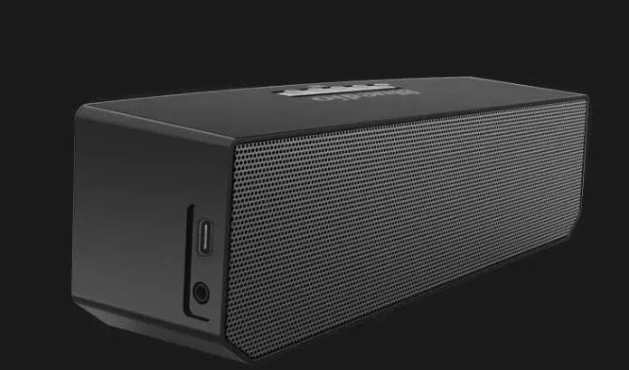 Black BS-6 cloud smart speaker with Bluetooth connectivity and 52mm driver