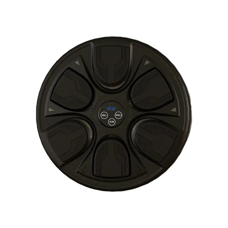 Black leather PP intelligent music boxing machine wall target for home reaction training