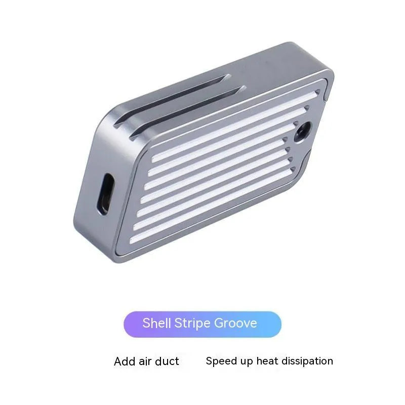 Aluminium alloy SSD enclosure with dual protocol support for NVMe and NGFF drives