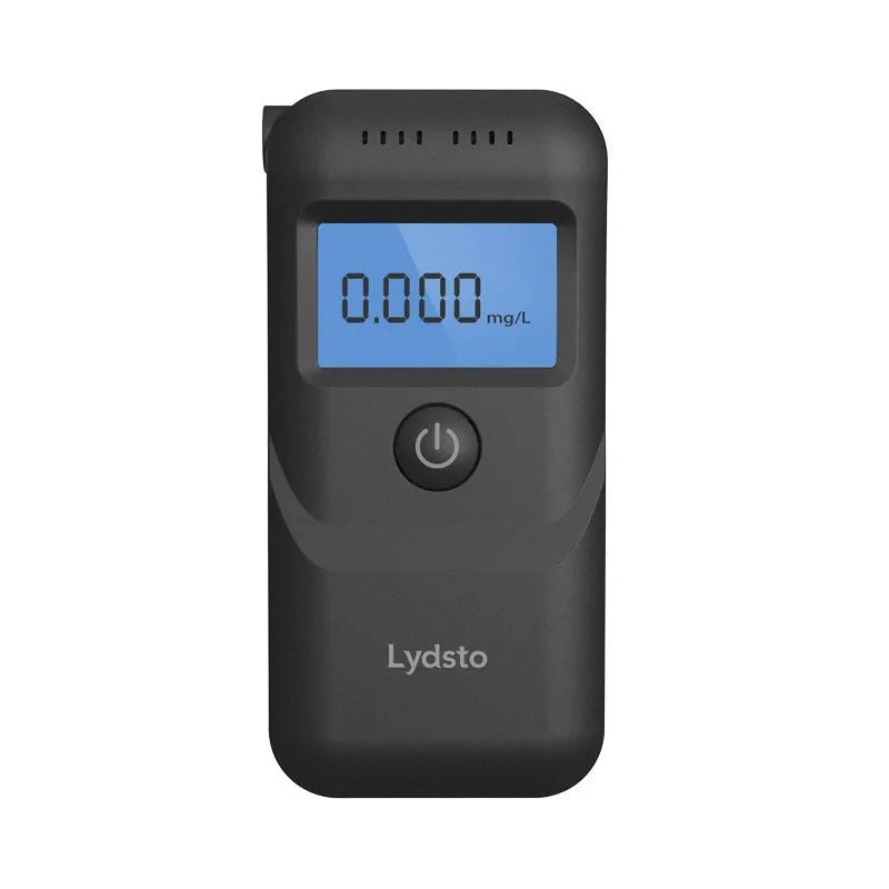 Black HD-JJCSY01 alcohol breath tester unit for personal drinking checks