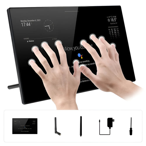 13.3-inch magic mirror voice assistant display screen with integrated Raspberry Pi CM4 computer