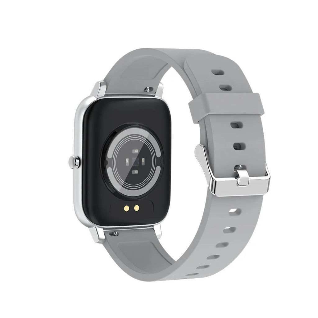 H80 Fashion Sports Smart Watch with a black silicone strap and a 1.69-inch touch screen displaying health metrics.