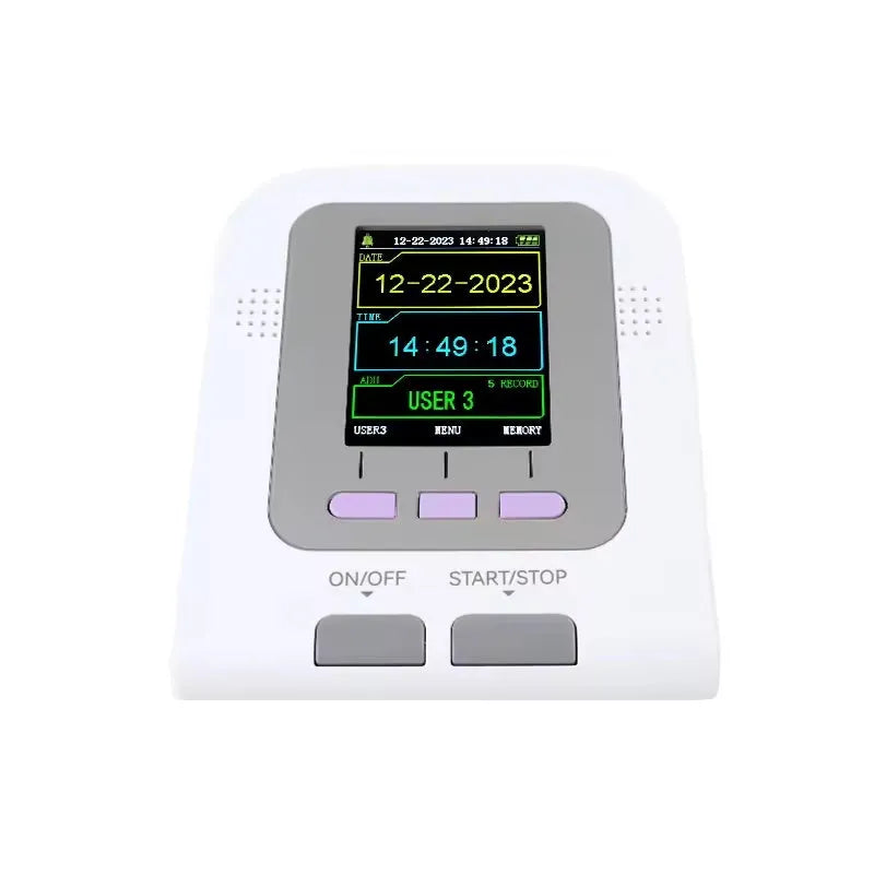 CONTEC08A Vet digital blood pressure monitor for animals with colour screen and three cuff sizes.