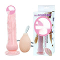 Strong suction cup female toy simulated dildo 200mm flesh colour TPR ABS material BW-008079P