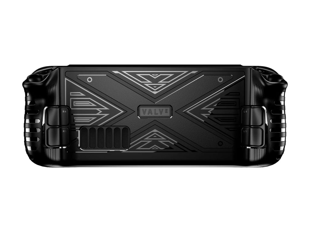Steam Deck silicone protective case in black, blue, and red colour options