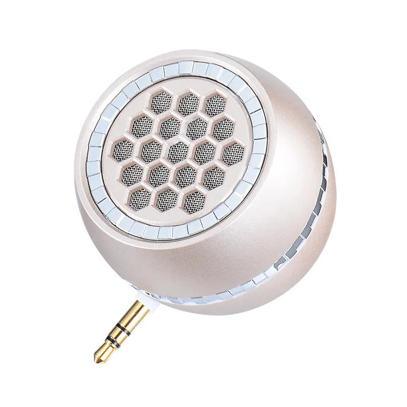 Universal external amplifier speaker in engineering plastic, 4 ohm, wired, black finish