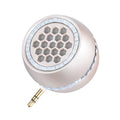 Universal external amplifier speaker in engineering plastic, 4 ohm, wired, black finish