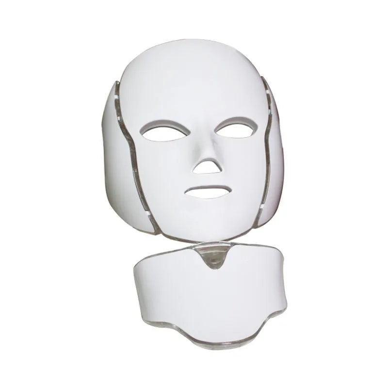 LED color light mask beauty instrument with 7 colours and 4th gear for skin rejuvenation and brightening, 240x240x170mm