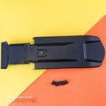 Carbon fibre lengthened rear mudguard for Light Bee electric off-road bicycle with fender inner plate