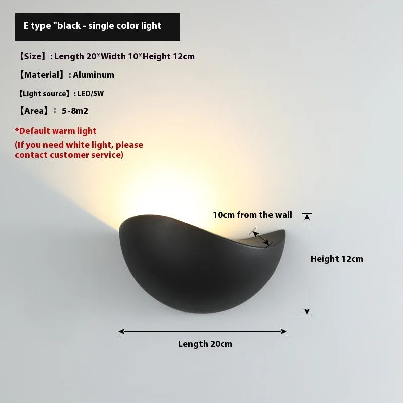Black and white Bird's Nest style courtyard LED lamp with IP65 waterproof rating and aluminium alloy construction