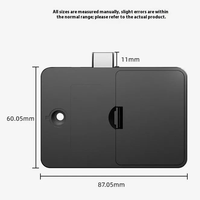 F079 punch free invisible drawer lock with key and English packaging