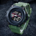 Fashion electronic watch for teenagers and students with digital display and colour options