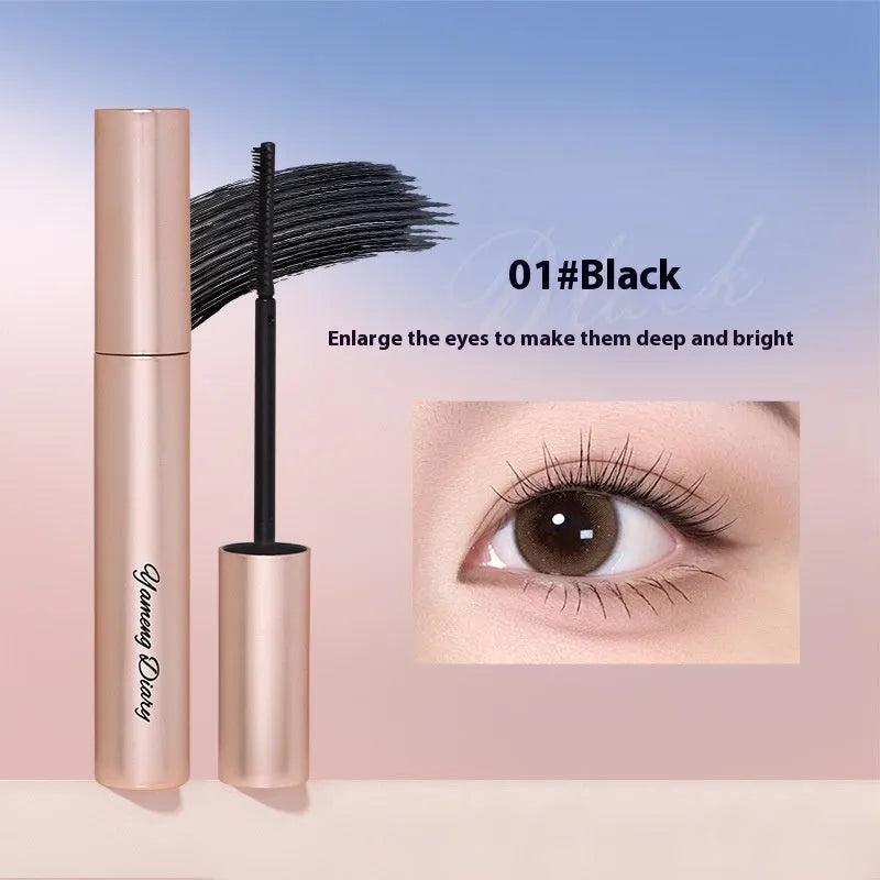 Long Curling Long-lasting Mascara in black and brown shades with wand applicator
