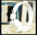 Wired head-mounted sports earphones with microphone in six colour options