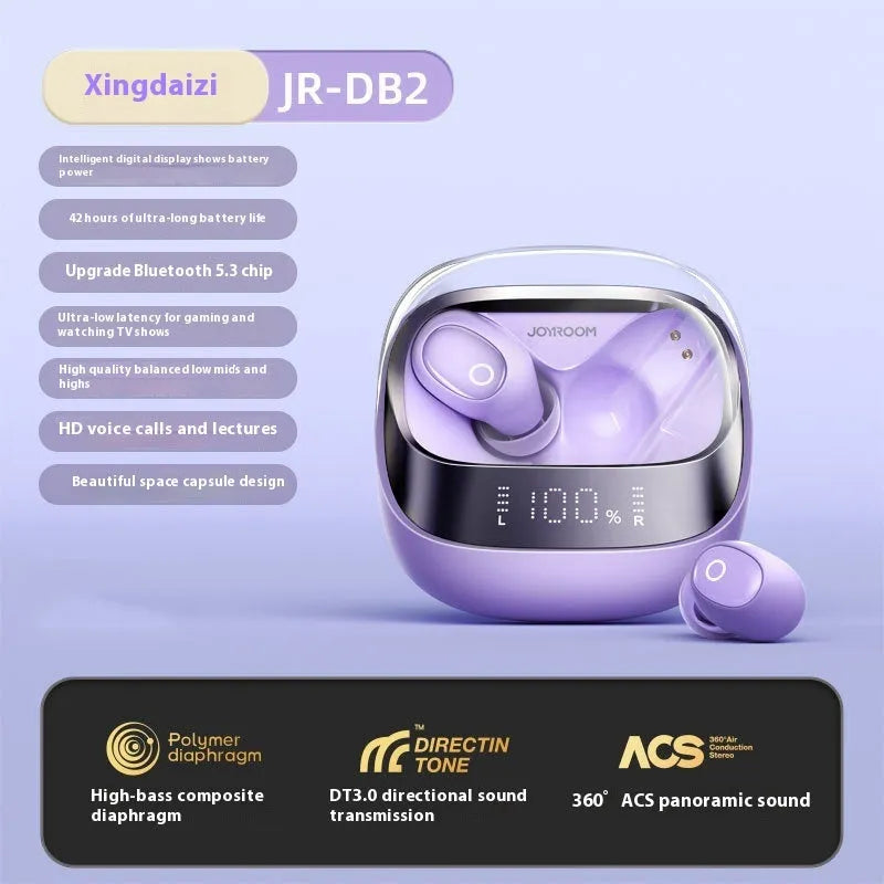 Wireless Bluetooth in-ear headphones with charging case in multiple colour options
