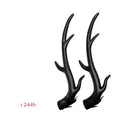 Resin dragon horn decorations for motorcycle helmets in black and red colour option