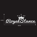 Reflective colourful crown design car vinyl sticker for window decoration.