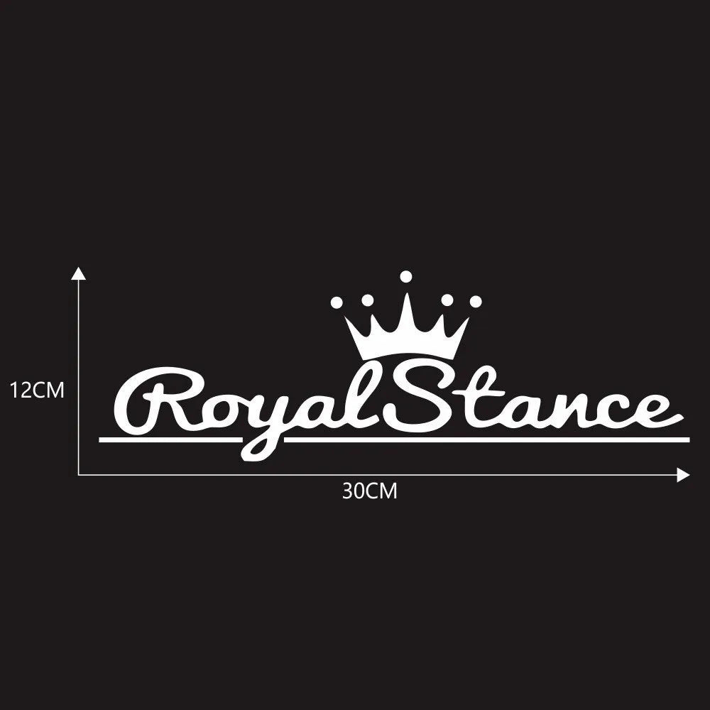 Reflective colourful crown design car vinyl sticker for window decoration.