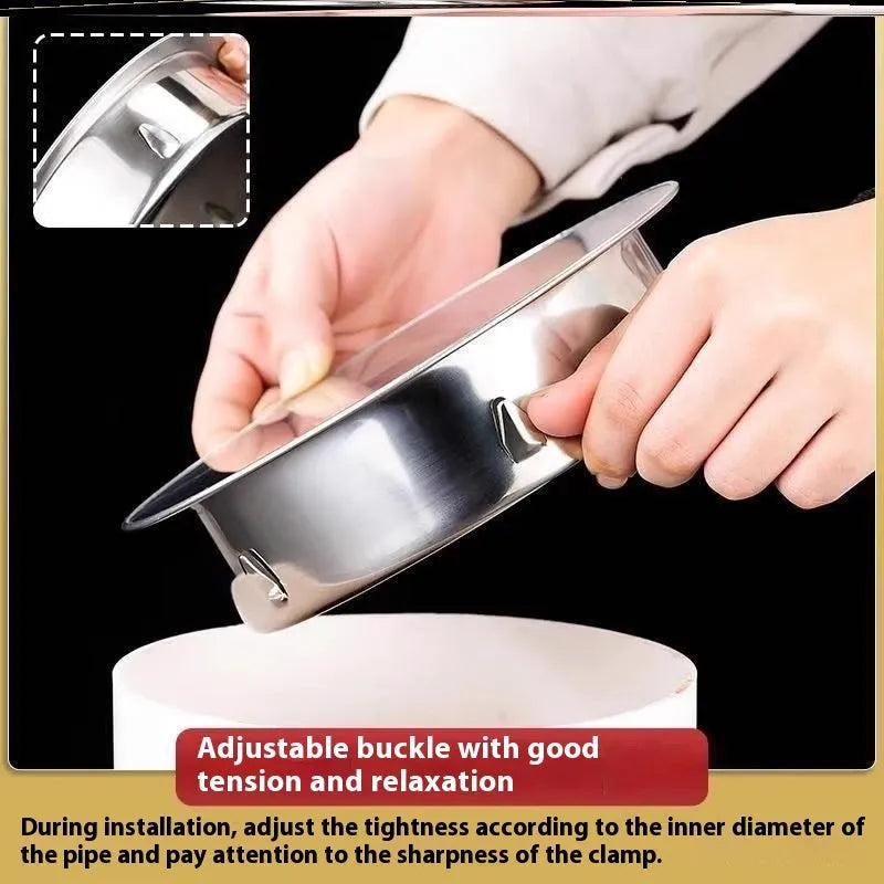 Stainless steel inlay floor drain deodorant seal cover 201to160 Tube Plug modern simplicity style