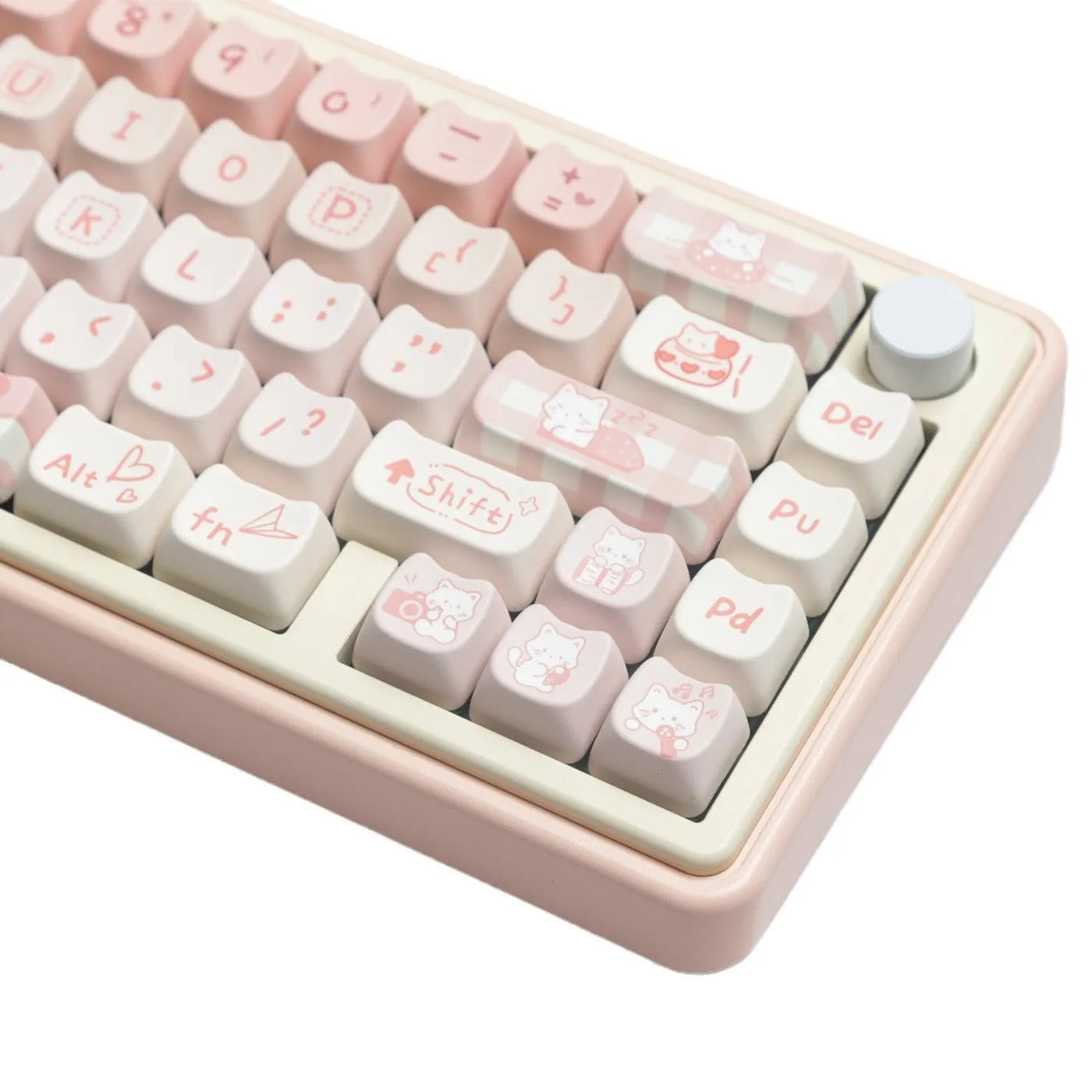 Full set of PBT sublimation key caps for mechanical keyboards showing alphanumeric and modifier keys